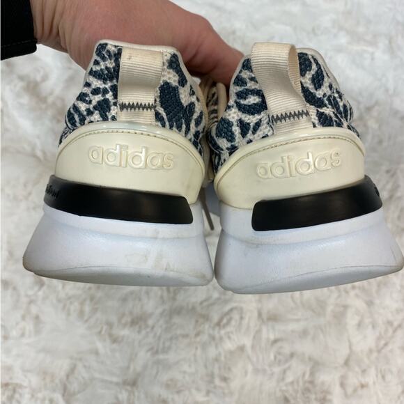 Adidas Cheetah Print Cloudfoam Running Shoes Sneaker Women's Size 8 Men's Size 7 - Picture 7 of 11